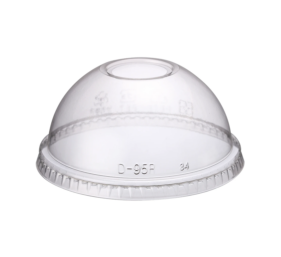 9.5cm gewölbter Deckel für Bubble Tea