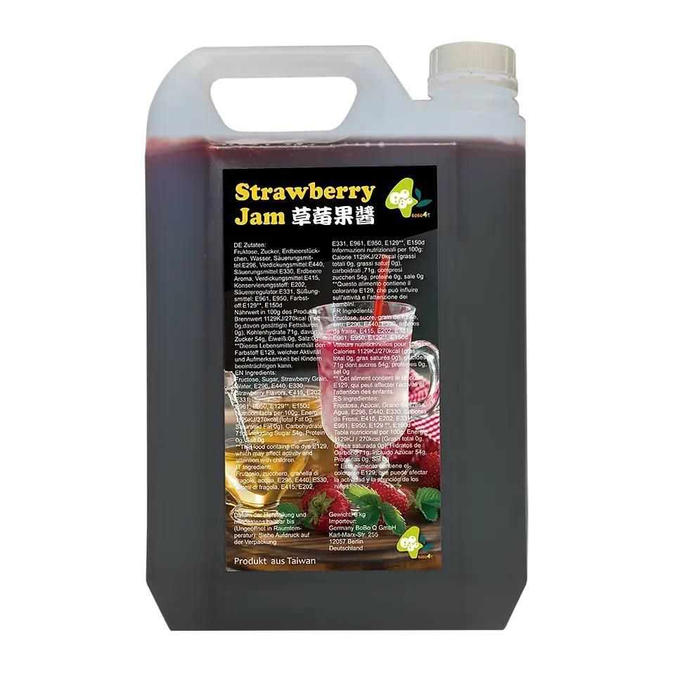 Erdbeer Marmelade für Bubble Tea