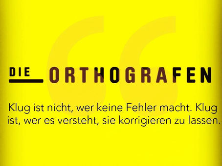 Orthografische Weisheit