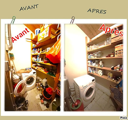 avant/après debaras (tri+rangement)