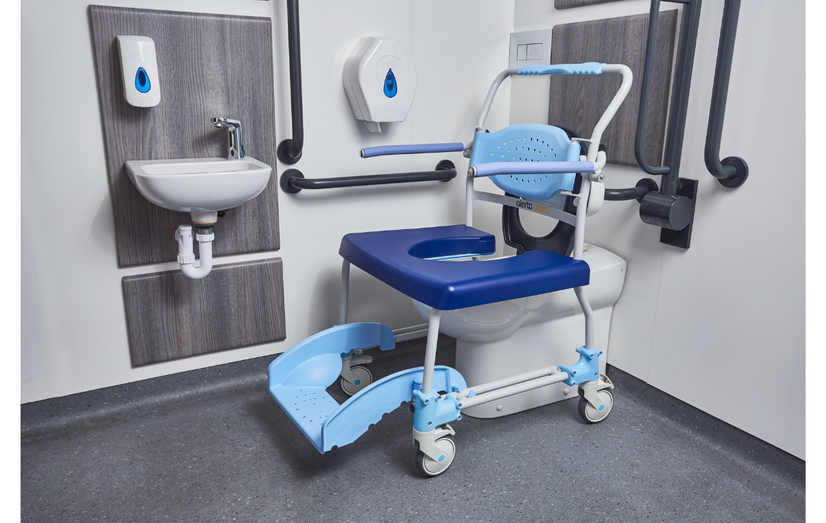 Alerta Aqua Shower Commode Chair, Bariatric