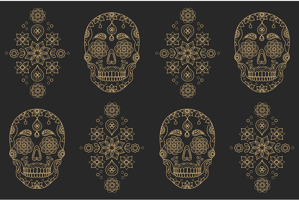 This is an image of the Machete Skull background.