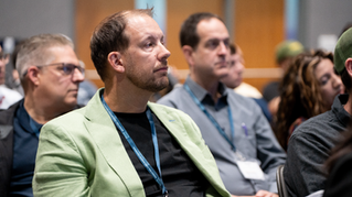 Attendees listen during a session at the Midwest Real Estate Investor Conference at DeVos Place in Grand Rapids.