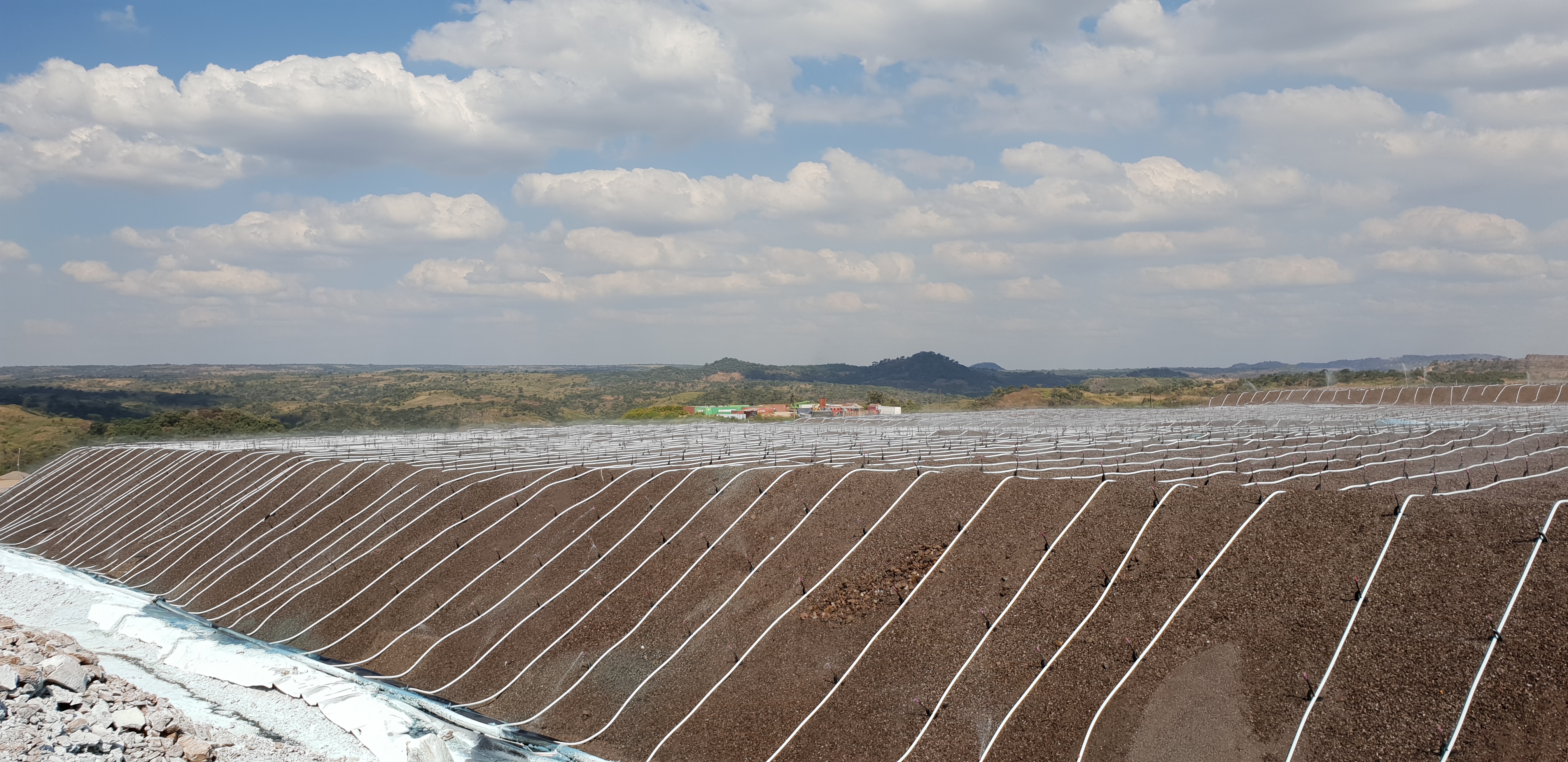 Heap Leaching Pads ARS mining irrigation, leach pad