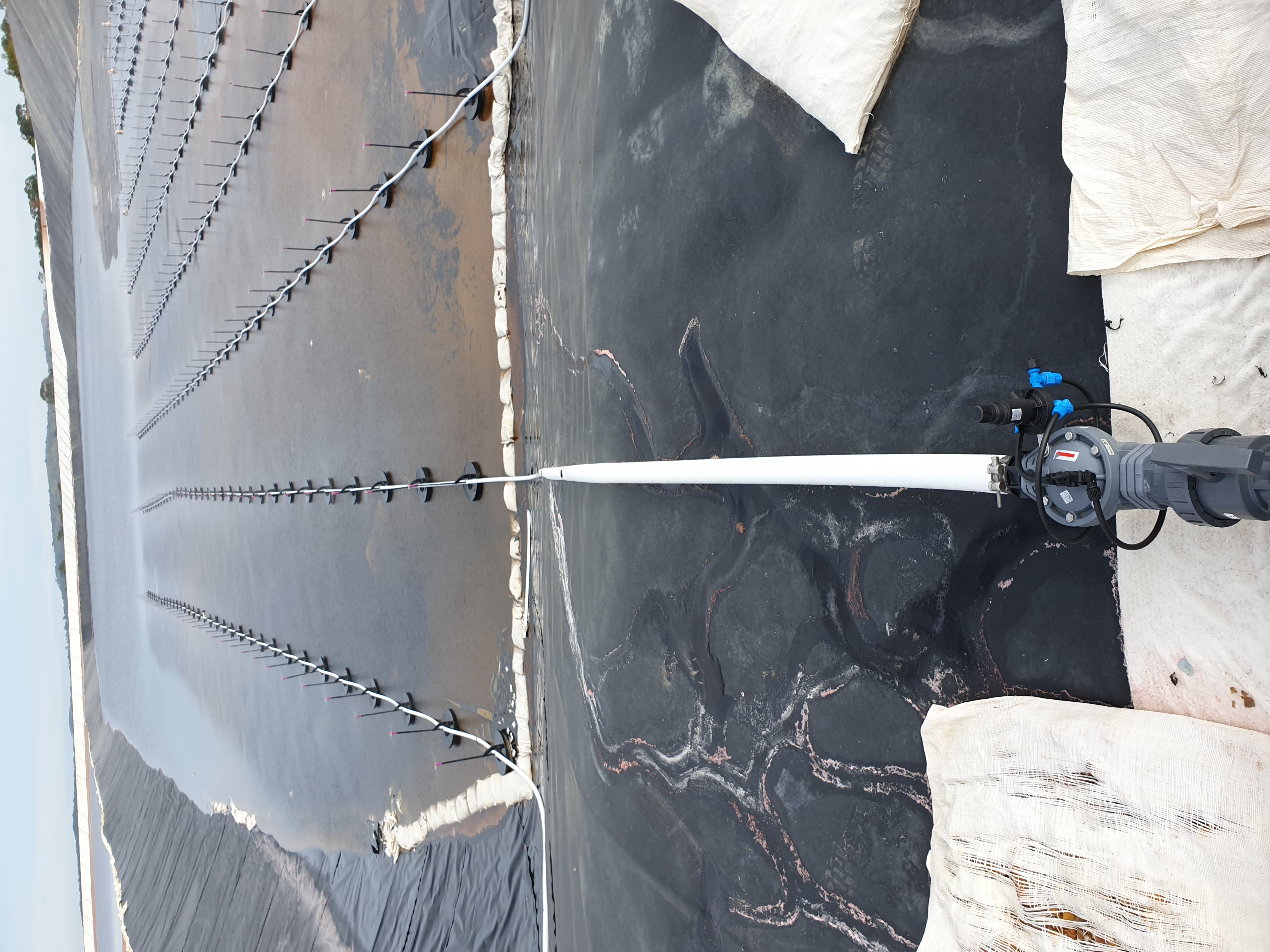 Heap Leaching Pads ARS mining irrigation, leach pad