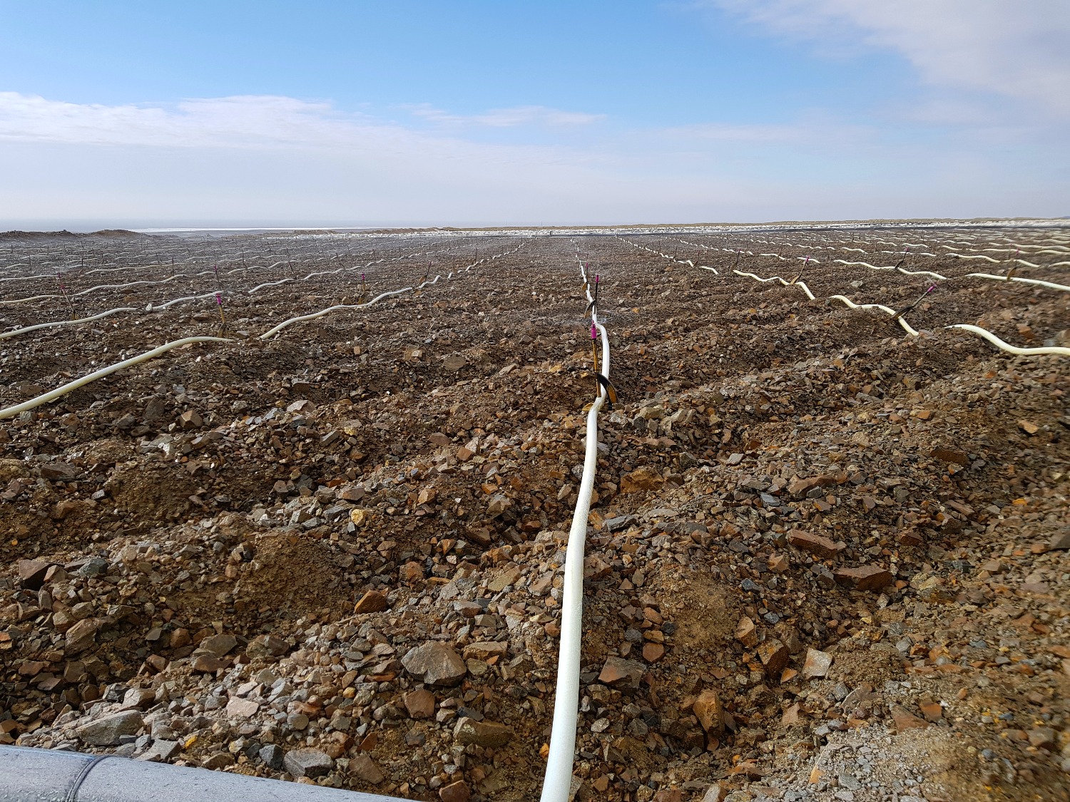 Heap Leaching Pads ARS mining irrigation, leach pad