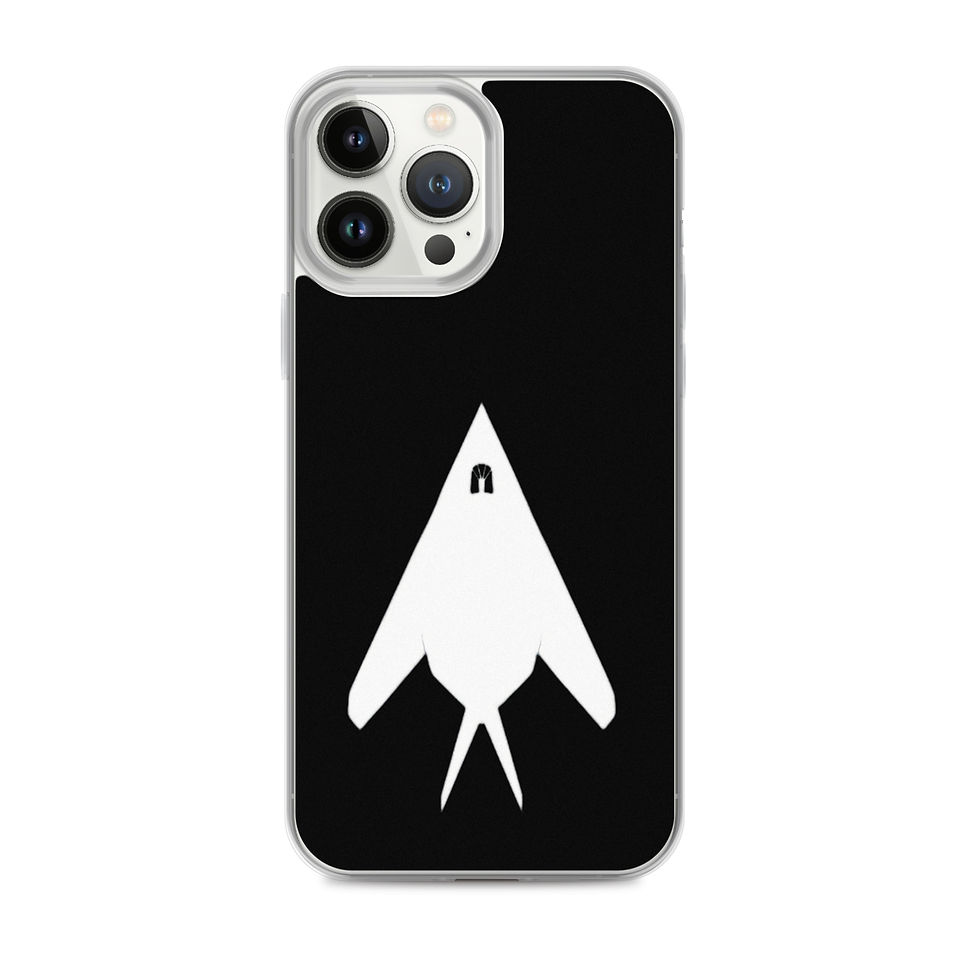 Thumbnail: F-117 Nighthawk - iPhone Case (White/Black)