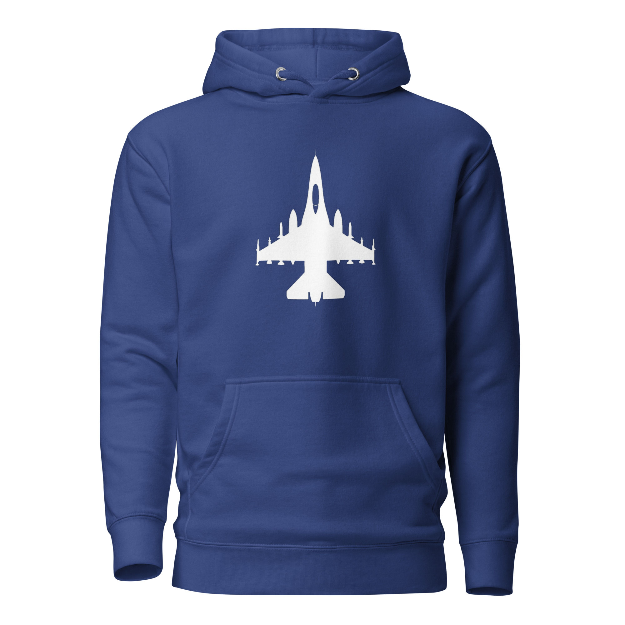 F-16 Falcon - Unisex Hoodie (White)