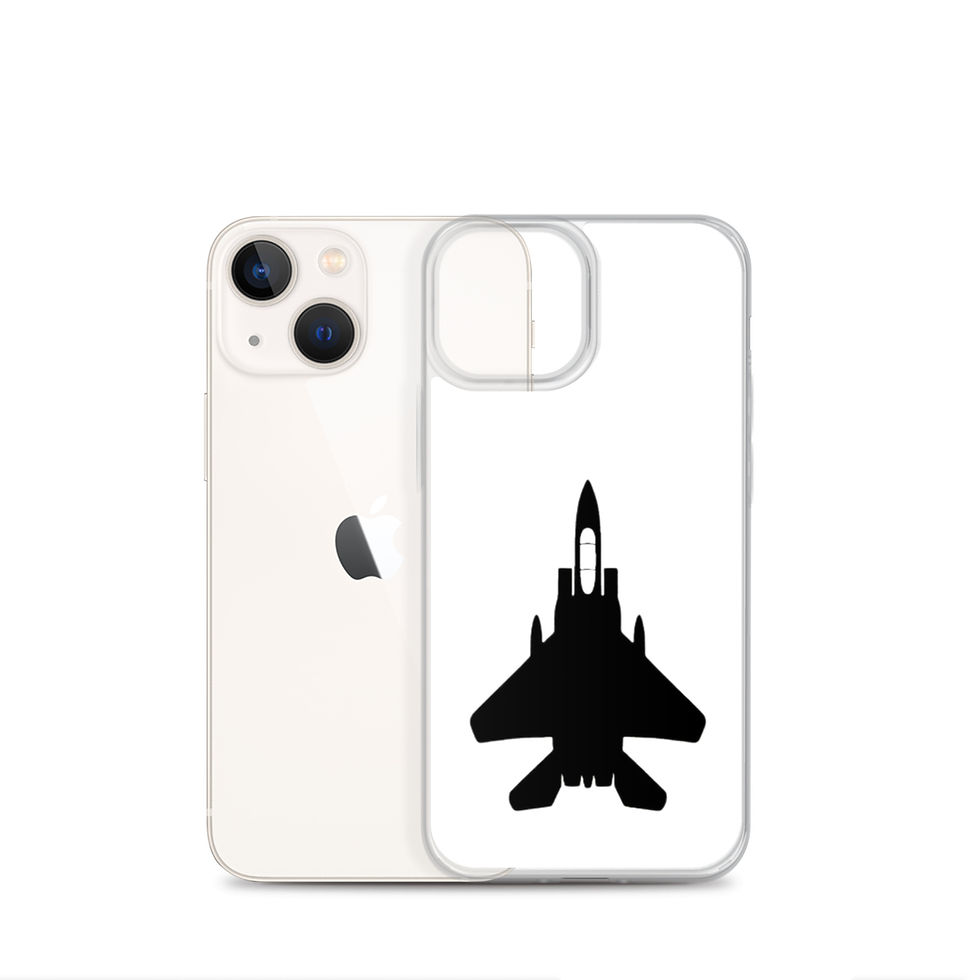 Thumbnail: F-15 Eagle - iPhone Case (Black/White)