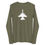 Thumbnail: F-16 Falcon - Unisex Long Sleeve Tee (White)