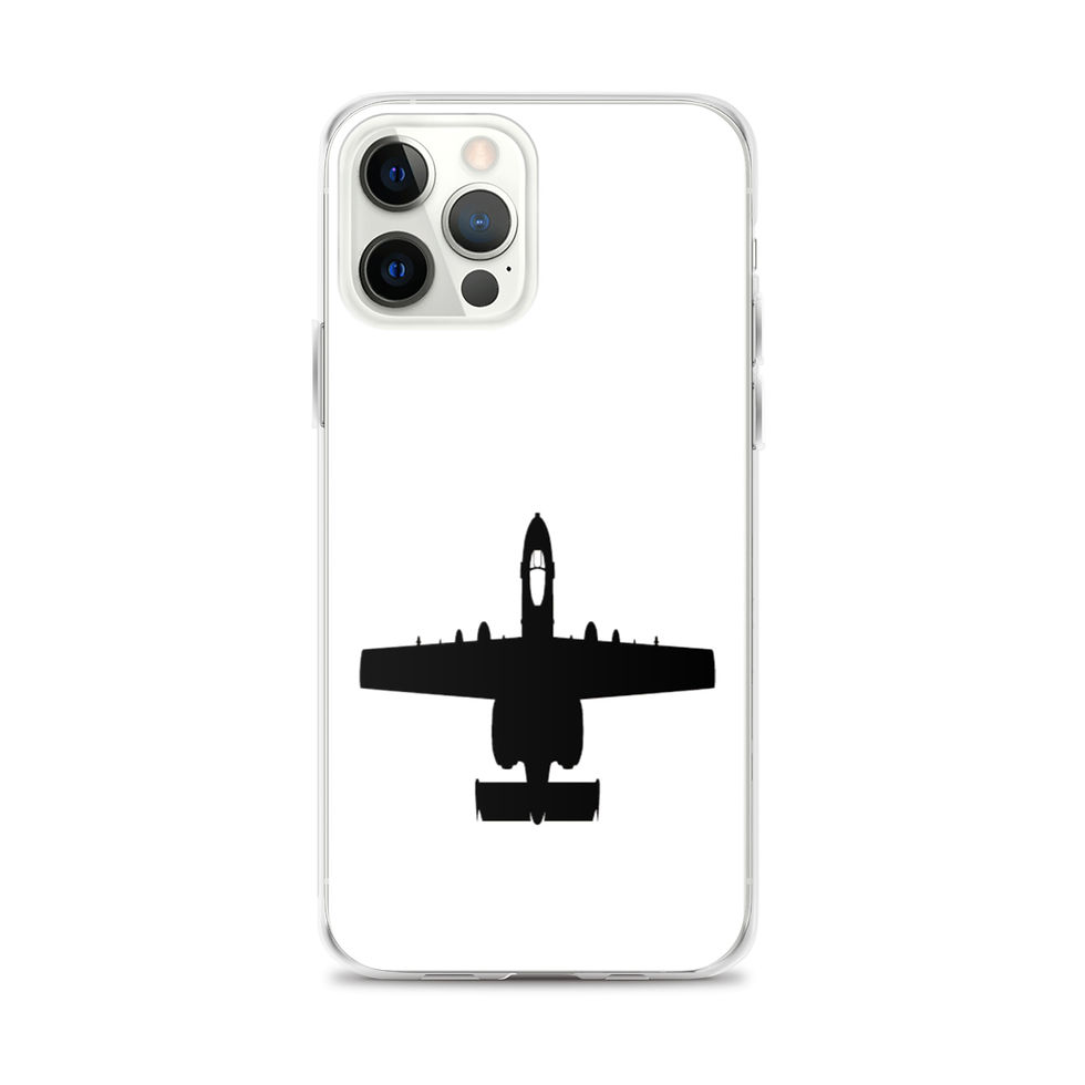Thumbnail: A-10 Warthog - iPhone Case (Black/White)