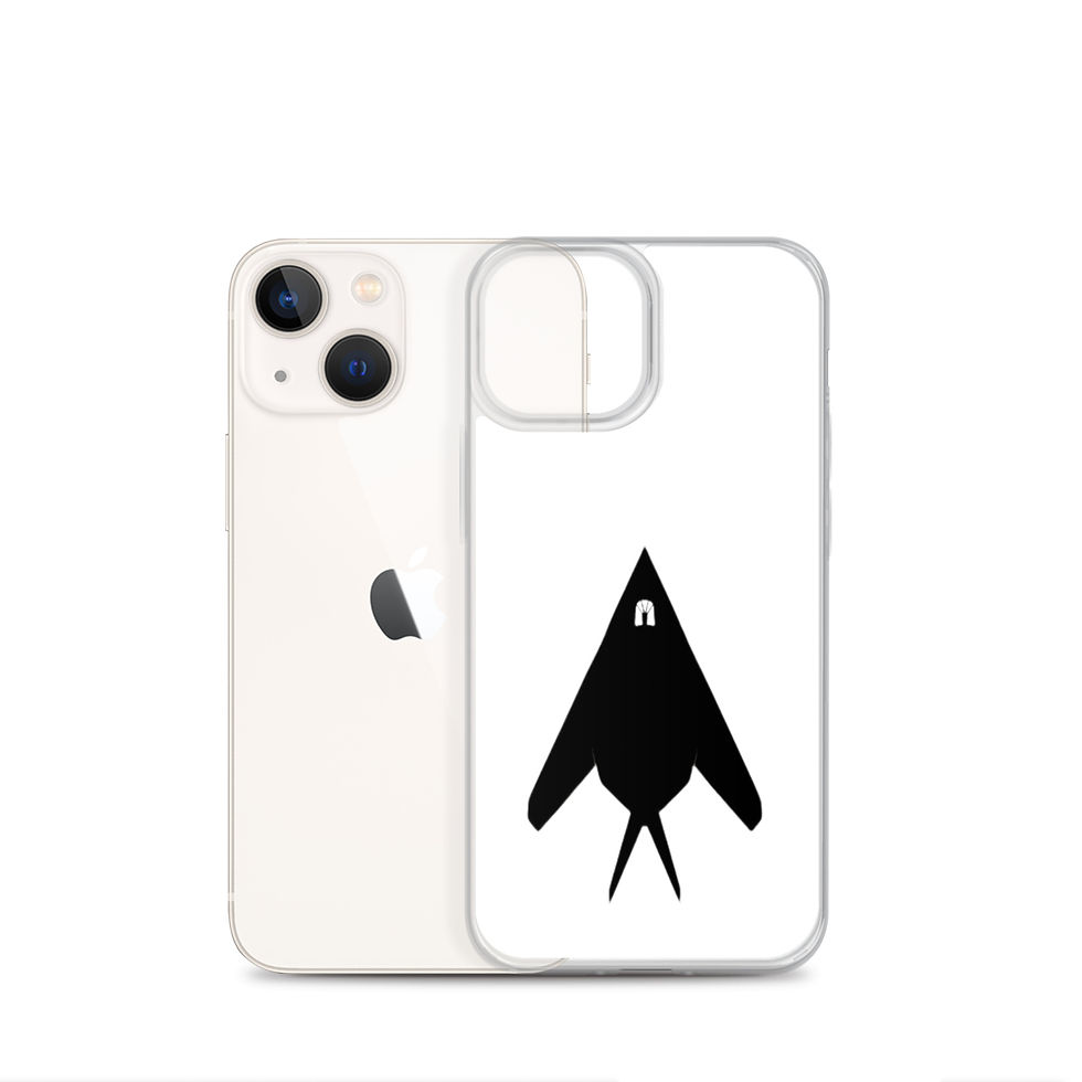 Thumbnail: F-117 Nighthawk - iPhone Case (Black/White)