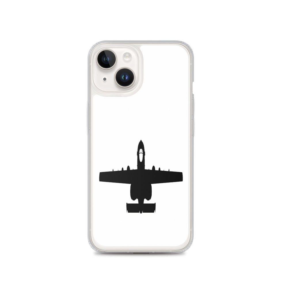 Thumbnail: A-10 Warthog - iPhone Case (Black/White)