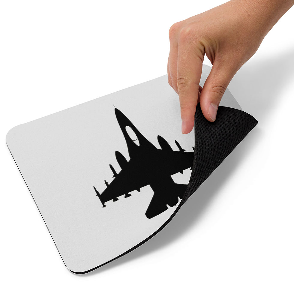 Thumbnail: F-16 Falcon - Mouse Pad (Black/Grey)