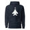 Thumbnail: F-15 Eagle - Unisex Hoodie (White)