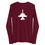 Thumbnail: F-16 Falcon - Unisex Long Sleeve Tee (White)