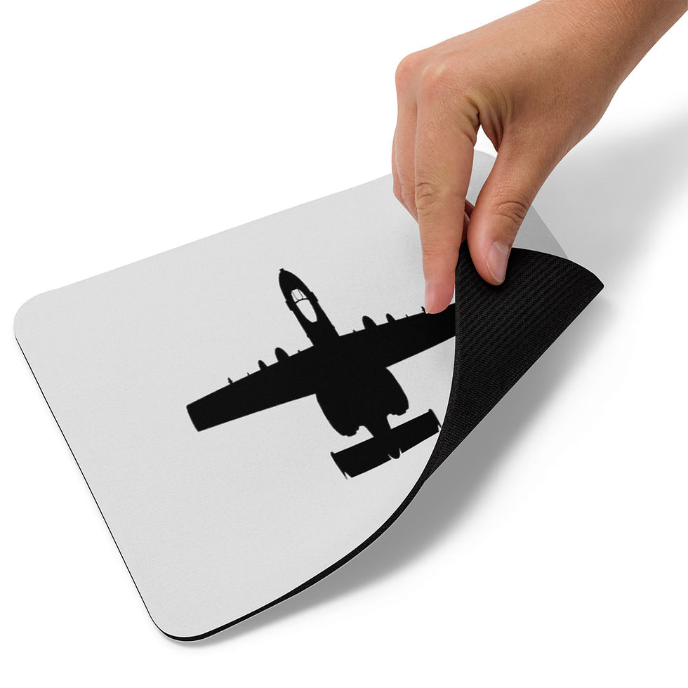 Thumbnail: A-10 Warthog - Mouse Pad (Black/Grey)