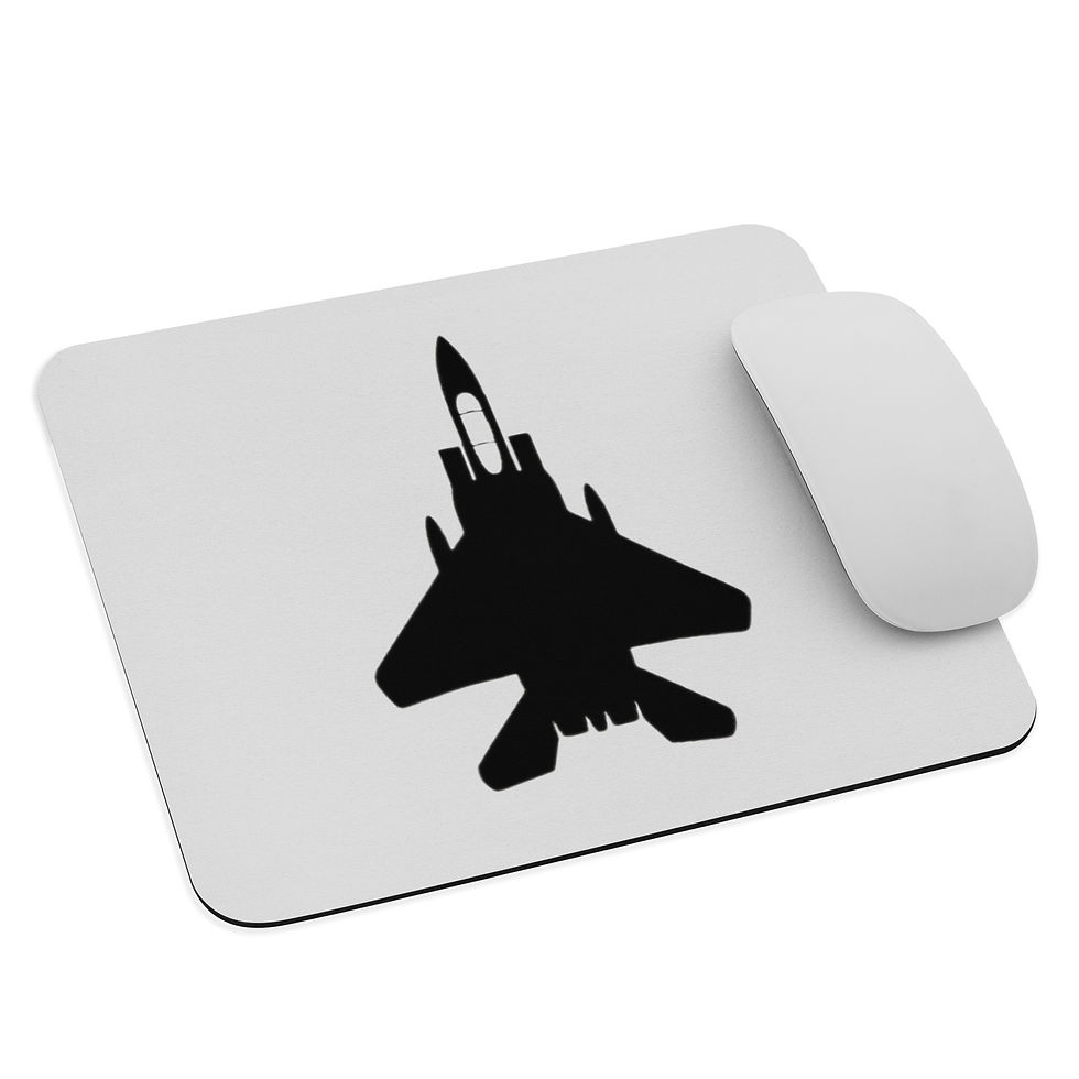 Thumbnail: F-15 Eagle - Mouse Pad (Black/Grey)