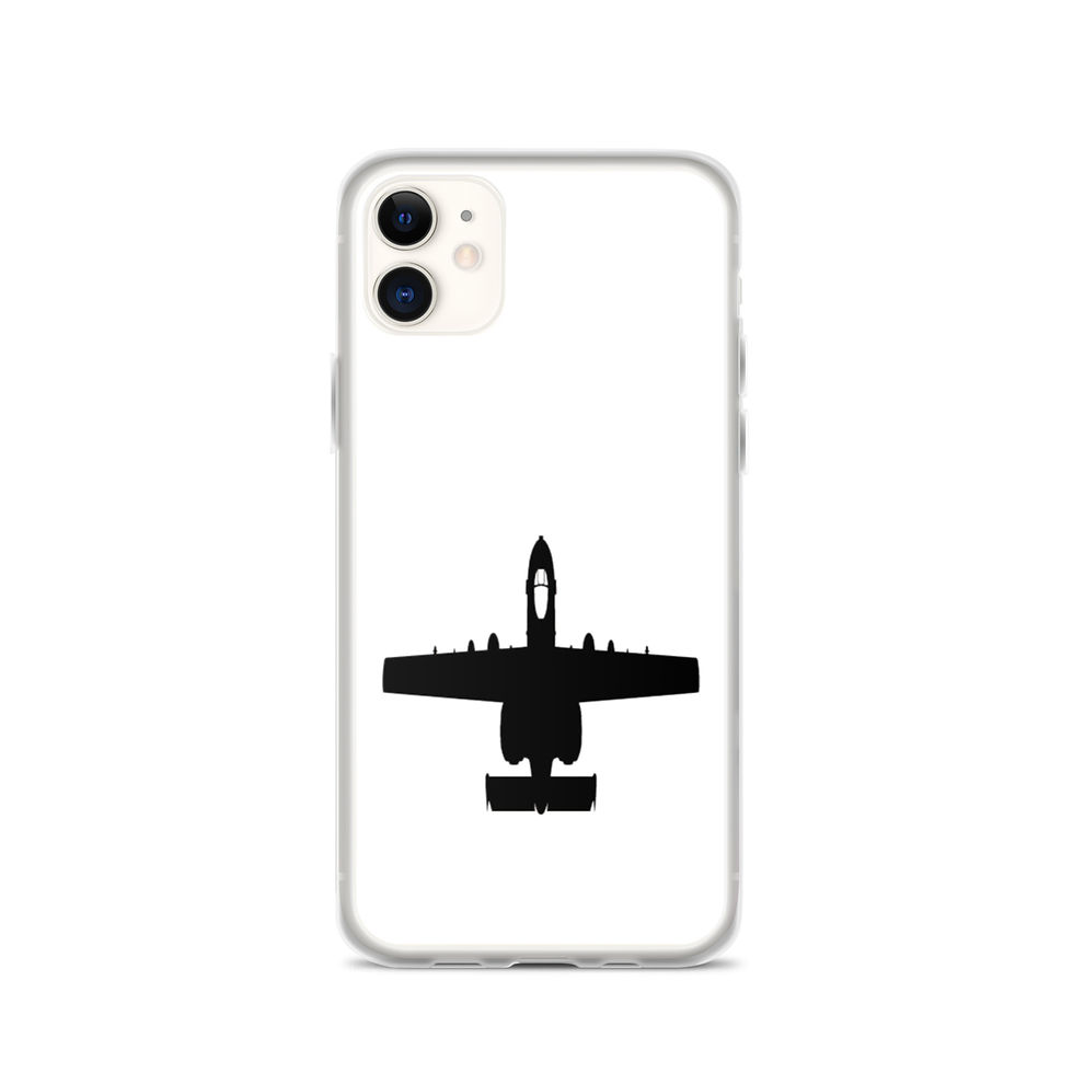 Thumbnail: A-10 Warthog - iPhone Case (Black/White)