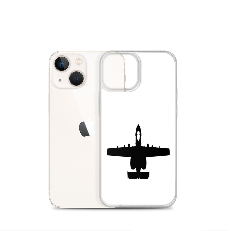 Thumbnail: A-10 Warthog - iPhone Case (Black/White)
