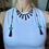 Thumbnail: “Lucky You” Purple Sea Sediment Jasper & Turquoise Statement Lariat Necklace