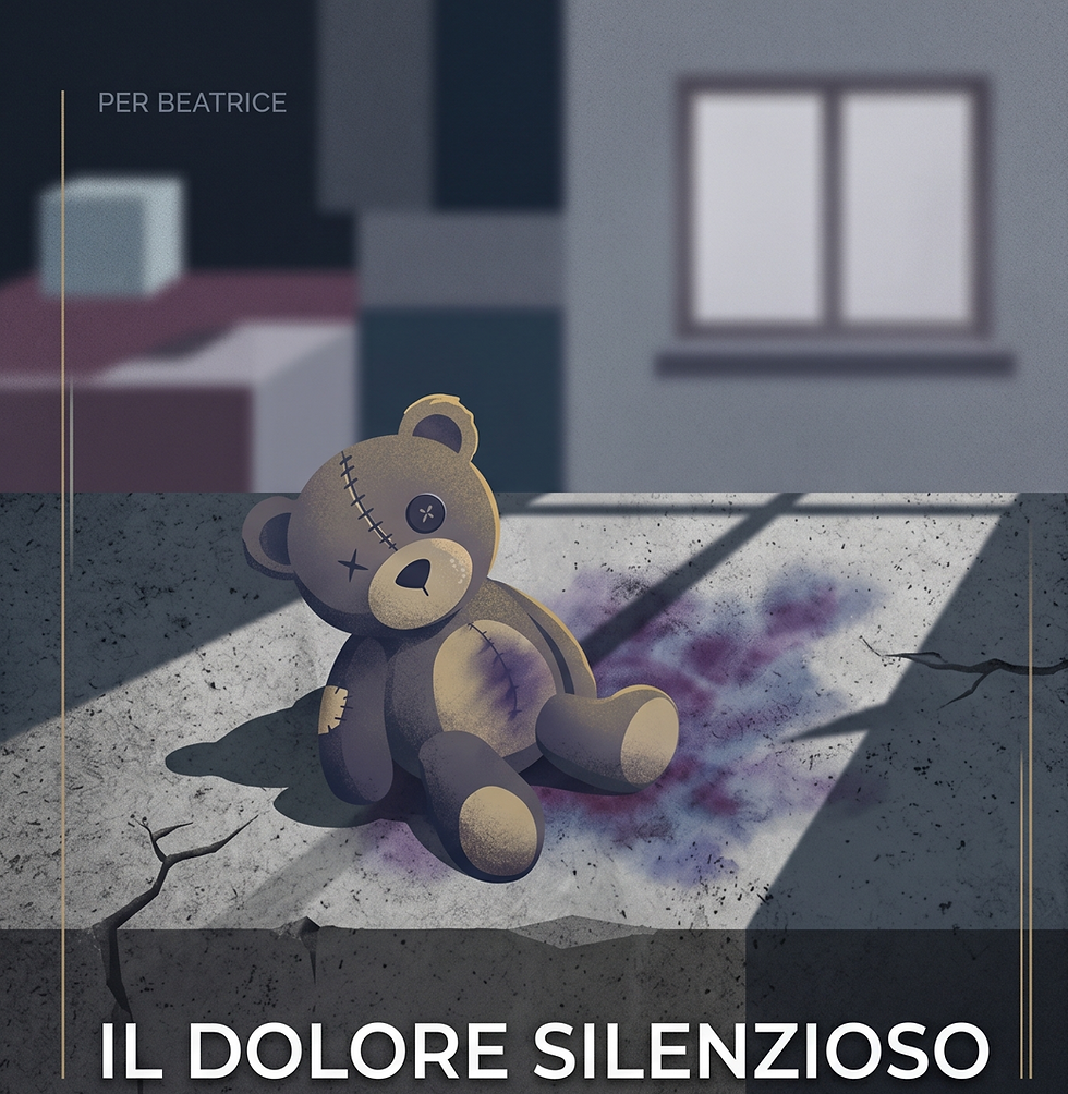 Orsetto con macchia rossa. Per Beatrice, Il dolore silenzioso