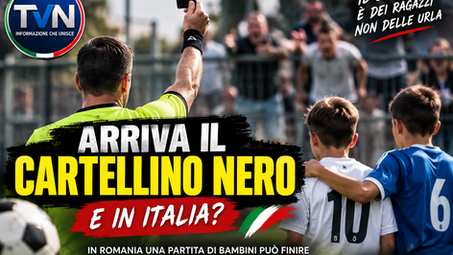 Cartellino nero nel calcio giovanile: come funziona