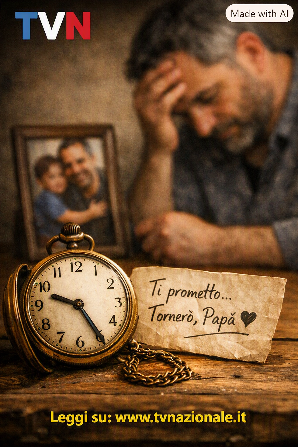 Il vecchio orologio del padre e la promessa che ha cambiato la vita di un figlio