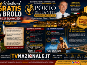 Weekend Gratis a Brolo il 20 e 21 Giugno: Porto della Vite sul Lungomare a Costo Zero [IL PROGRAMMA]