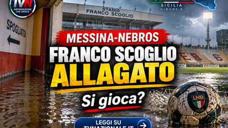 Messina-Nebros, Franco Scoglio allagato: verifiche sul campo