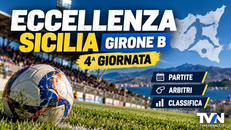 Eccellenza Girone B: quarta giornata, partite e arbitri