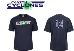 Cyclones Navy BadgerTee 2018