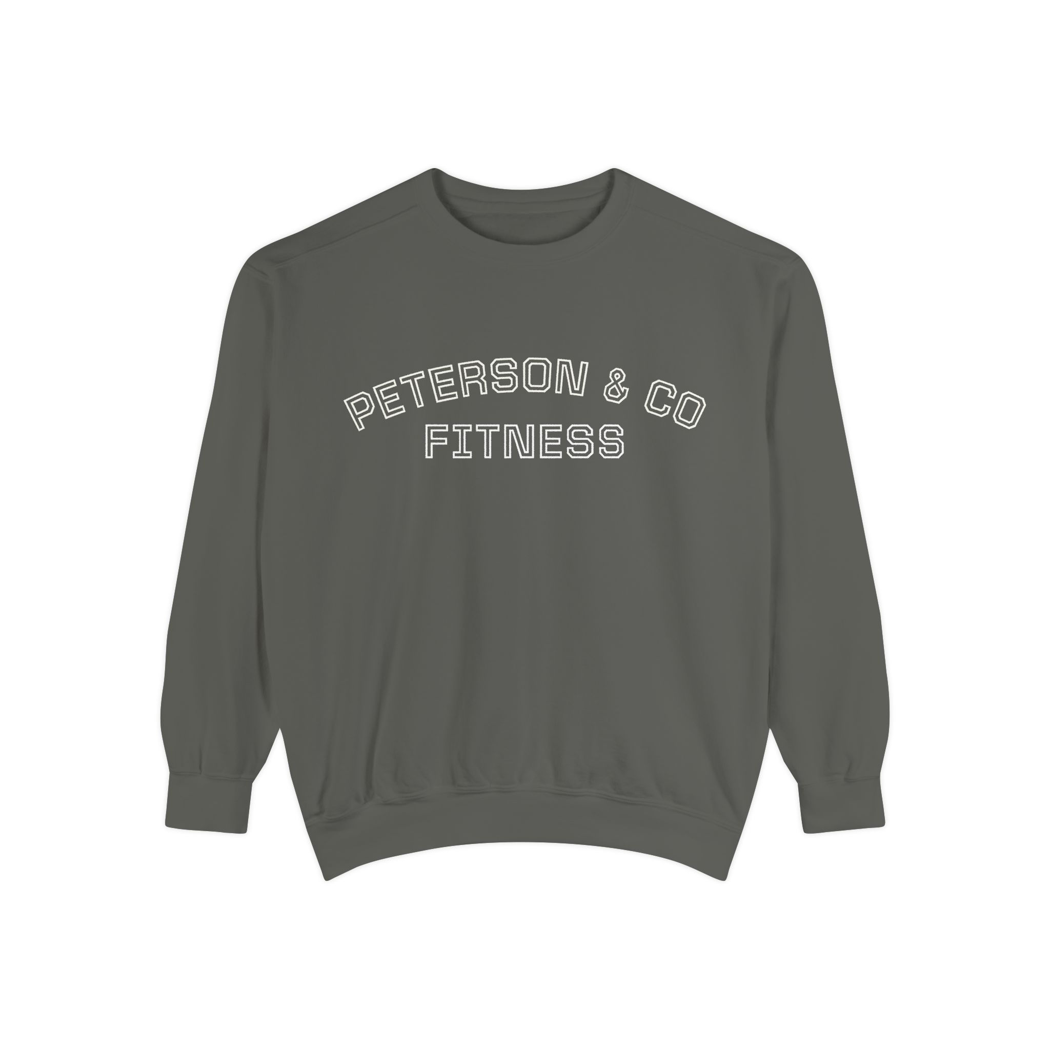 Peterson & Co Fitness Sweatshirt — Garment-Dyed Crewneck