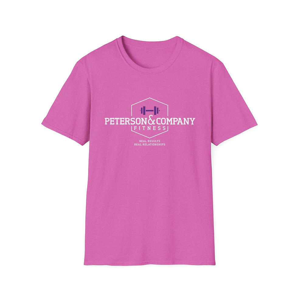 Thumbnail: UNISEX FRONT LOGO T-Shirt | Dumbbell Logo Tee; Various Colors