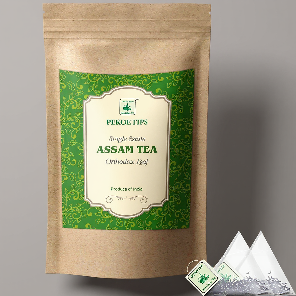 Assam Orthodox Leaf Tea 20 Pyramid Tea Bags