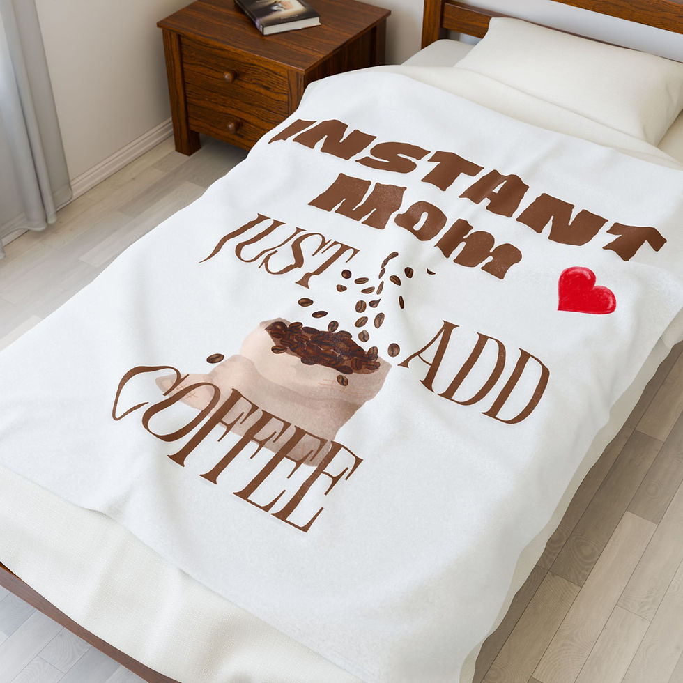 Thumbnail: Cozy Instant Mom Velveteen Plush Blanket, Perfect Gift for Mothers, Just Because