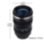 Camera Lens Coffee Mug, Travel Coffee Photographers Mug,