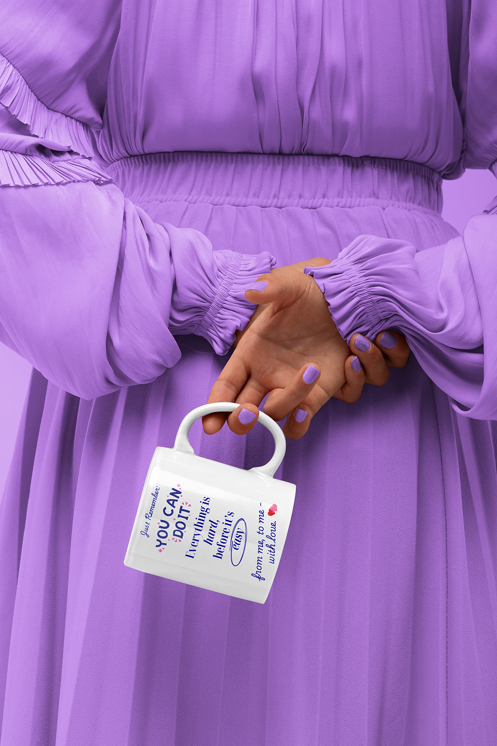 Thumbnail: Inspirational Coffee Mug, Everything Is Hard Before It Is Easy Quote, Work Mug