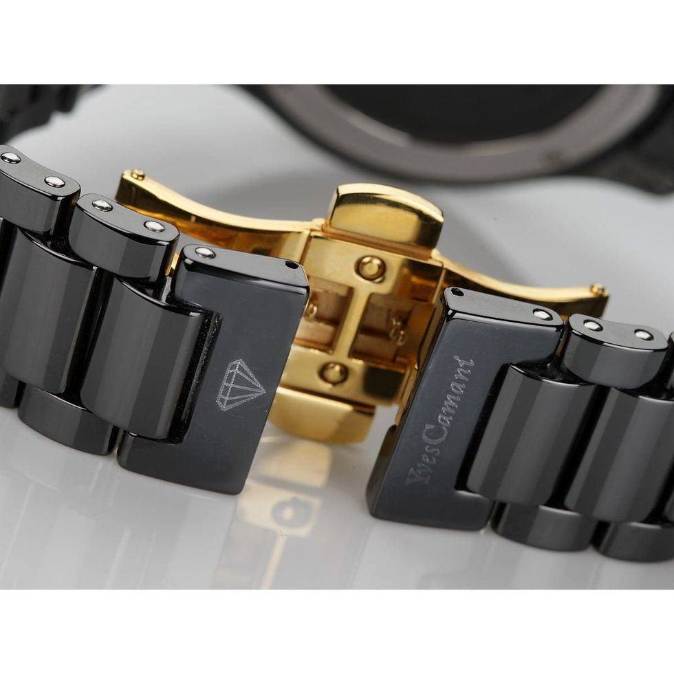 Miniaturbild: Yves Camani  ANTONY gold Herrenuhr Keramik