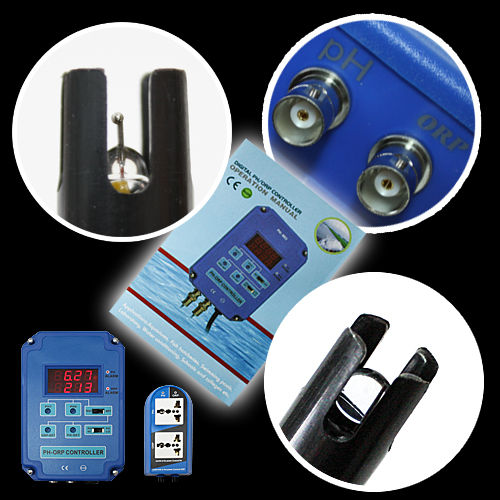 Miniaturbild: 2-Fach Controller Steuerung Regler 803 (PH+Redox/ORP) Wert für Ozon CO2/3