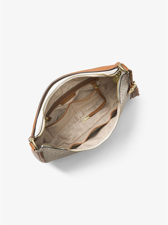 Thumbnail: MK Maya  ELITE Logo Shoulder Bag