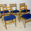 Miniature : Suite de 5 chaises scandinaves année 60.Ref RON