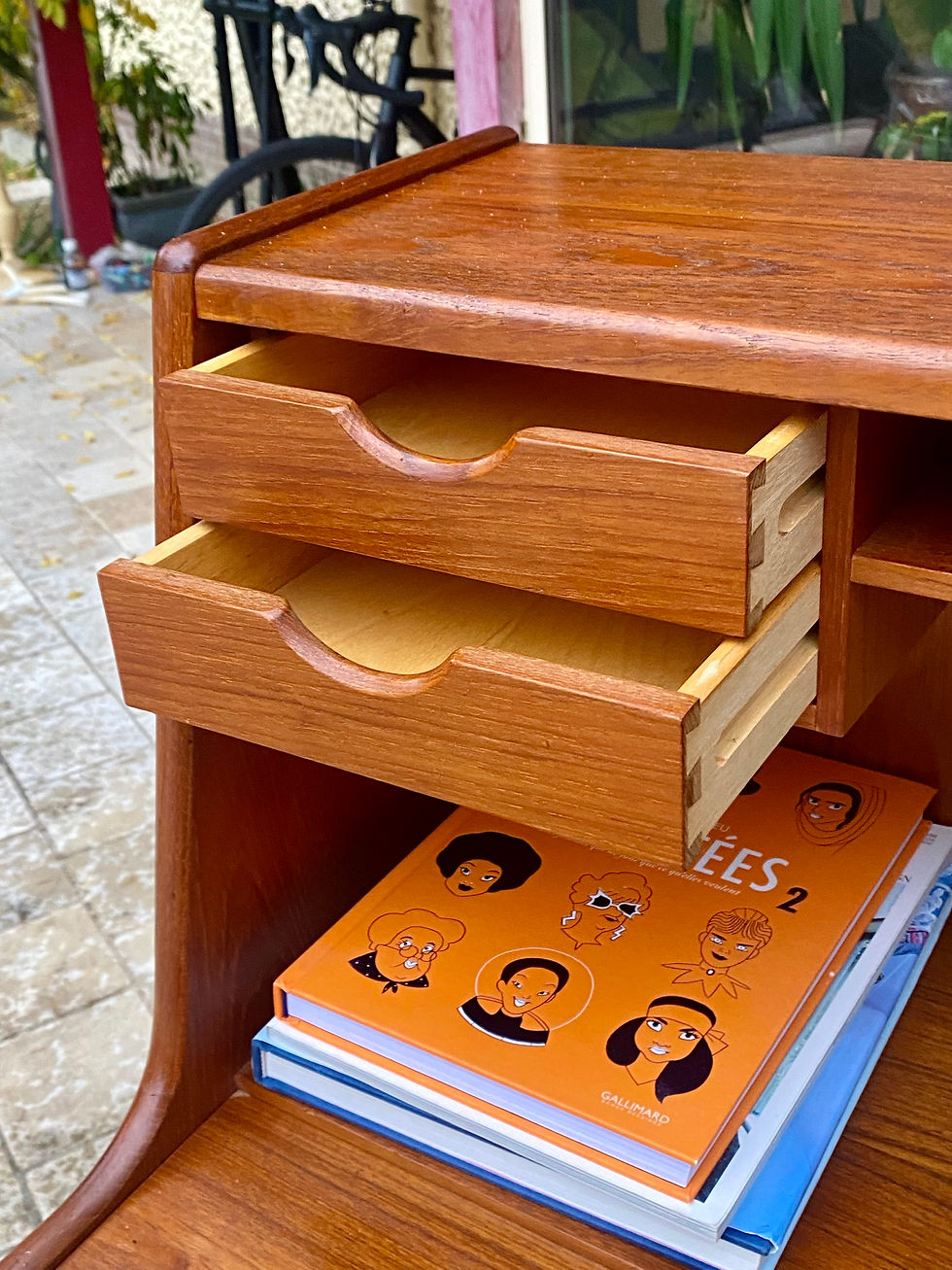 Miniature : Secrétaire / bureau danois modèle 37 par Arne Wahl Iversen pour Vinde Møbelfabri