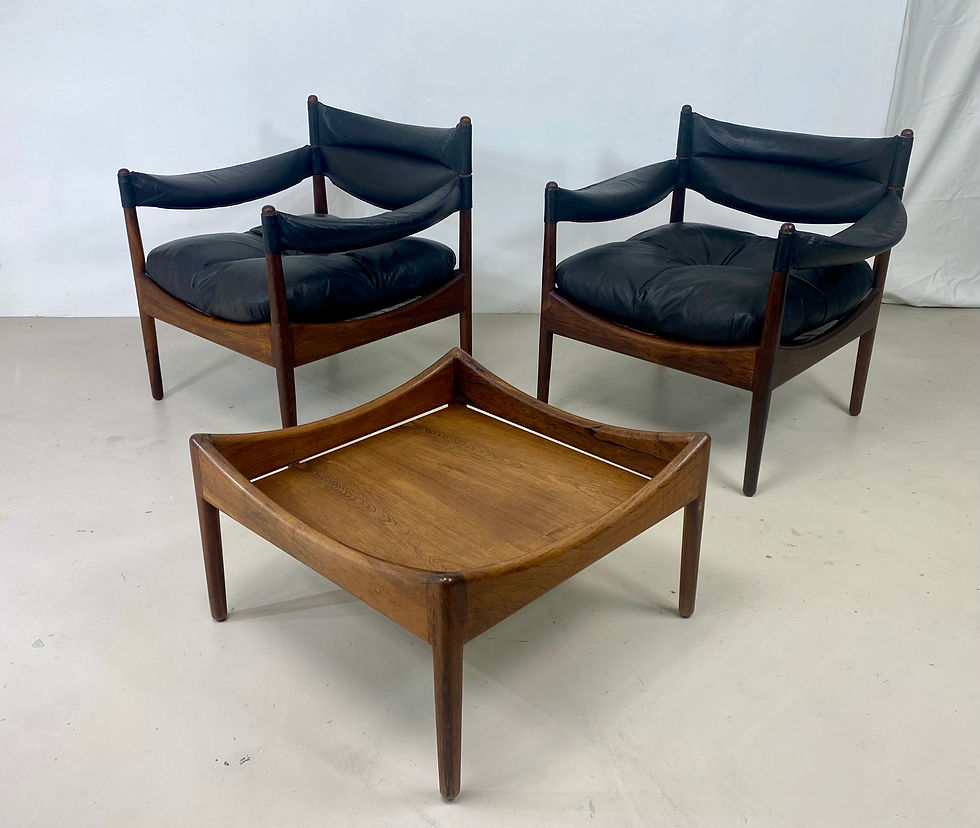 Miniature : Table basse des années 60, en palissandre – design Kristian Vedel pour Søren Wil