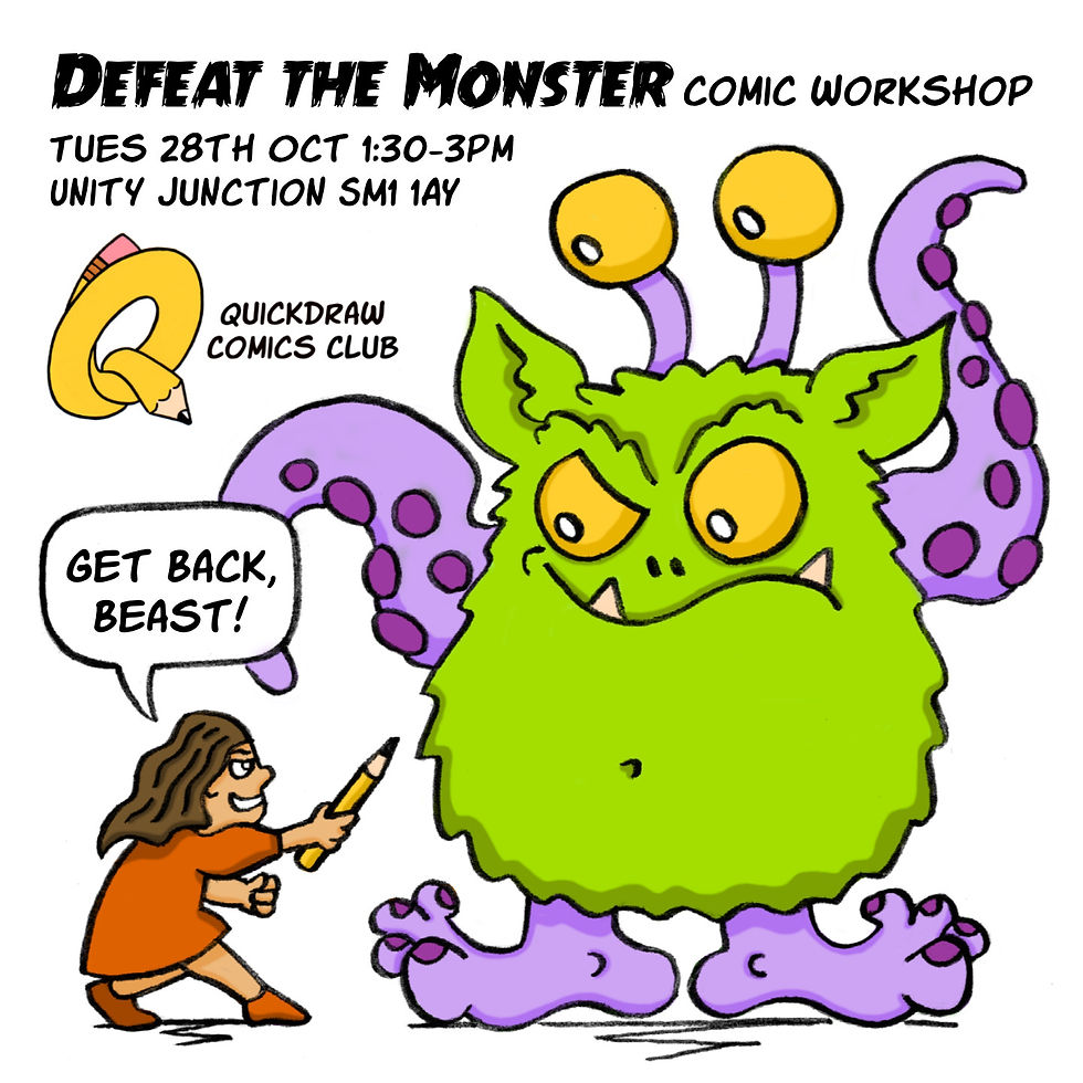 Defeat the Monster Comics at Unity Junction