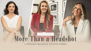 More Than a Headshot: personal branding case studies in The Villages, FL, featuring Brittney Elliott, Roxanne Theodoropoulos, and Amy Ester.