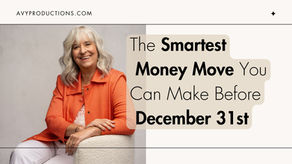 Editorial branding portrait of a confident silver-haired woman in an orange jacket, used as a blog banner for Avy Productions. Luxury branding photography for professionals in Central Florida.