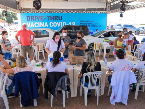 Mais um trabalho realizado com sucesso: 1.738 vacinas contra o Covid-19 foram aplicadas neste sábado
