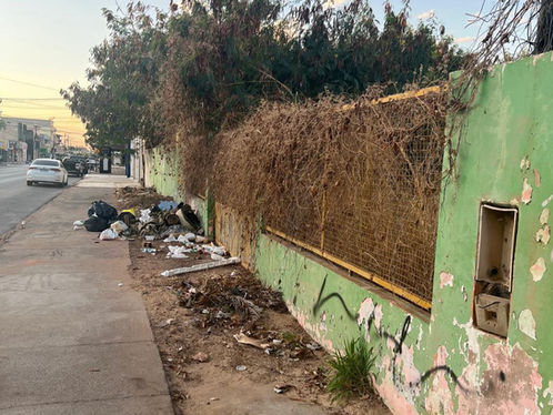 Lote abandonado vira “lixão” no coração da cidade