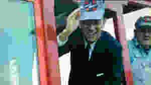 Juscelino Kubitschek durante viagem para visitar a Disney, em 1961 — Foto: Reprodução